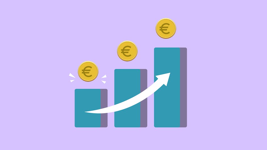 Conceptual illustration of an IRA account with lines indicating growth and arrows pointing upward to signify positive returns.