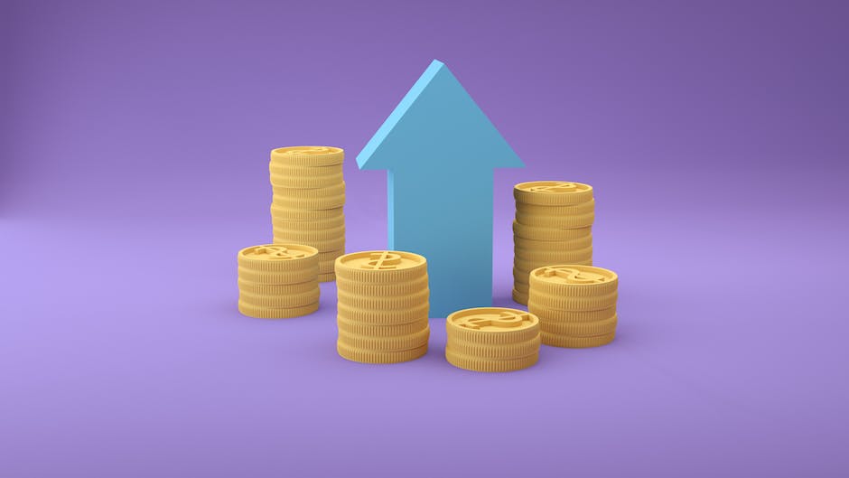 image depicting an illustration of stacks of coins, representing increased IRA rates and growth